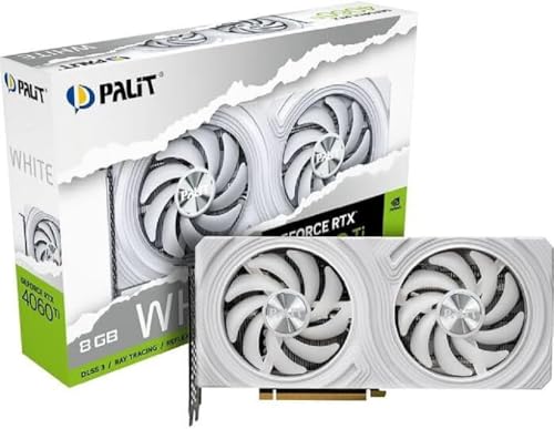 Palit(パリット) GeForce RTX 4060 Ti WHITE 8GB / NE6406T019P1-1048L/ グラフィックボード