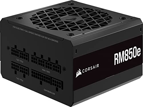 CORSAIR RM850e 2023モデル PC電源ユニット 850W PCIE 5.0 対応 80PLUS Gold認証 ATX 3.0 認証済 フルモジュラー 12VHPWR ケーブル付属 CP-9020263-JP