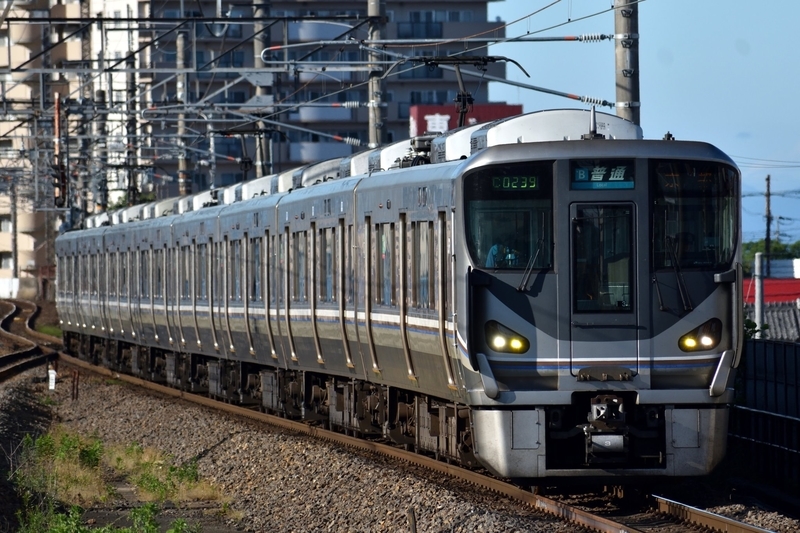 223系0番台リニューアル車 He401編成 湖西線試運転 円卓の調味料の独り言