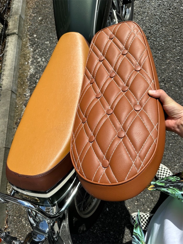 🏍️【いじってみた。】SR400のシートを改めて変えてみた