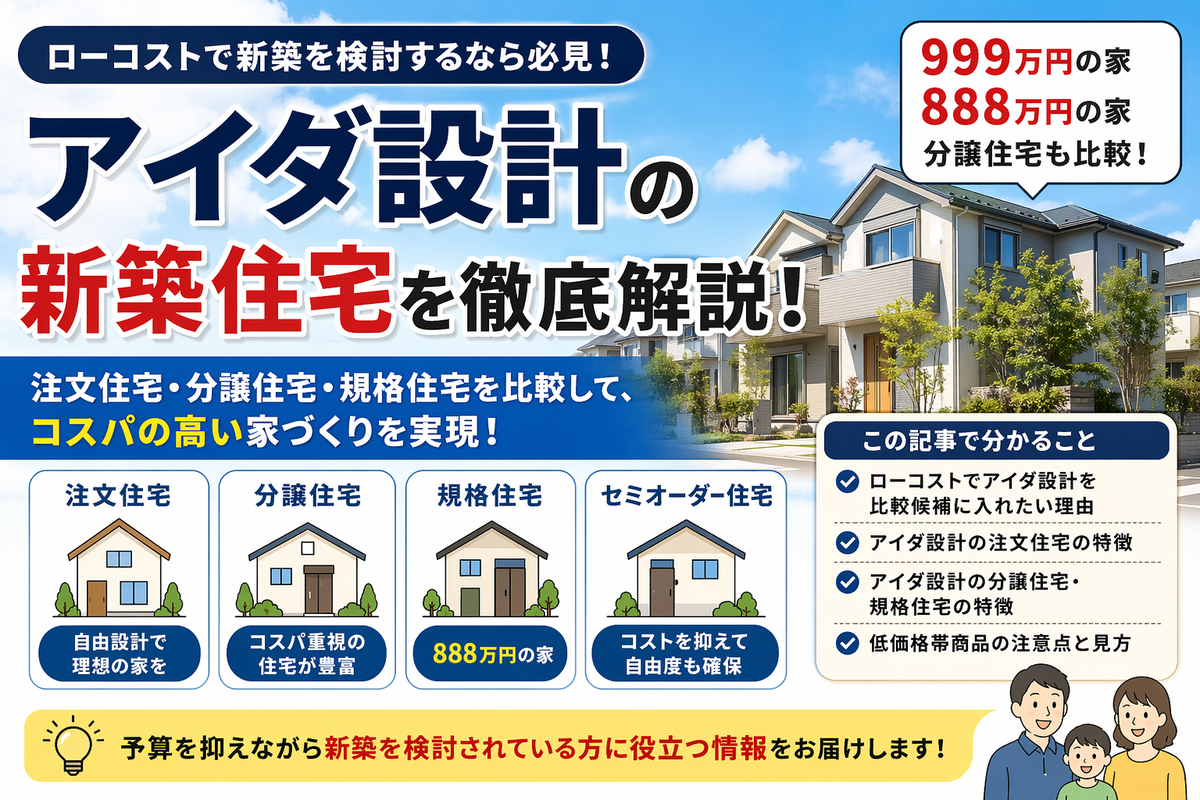 アイダ設計 999万円 口コミ
