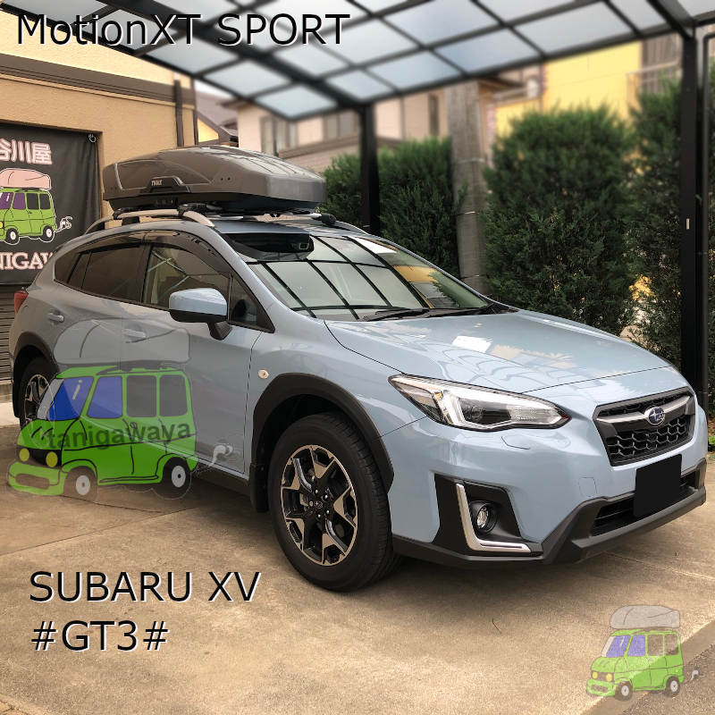 SUBARU XV + THULE MotionXT SPORTルーフボックス - 