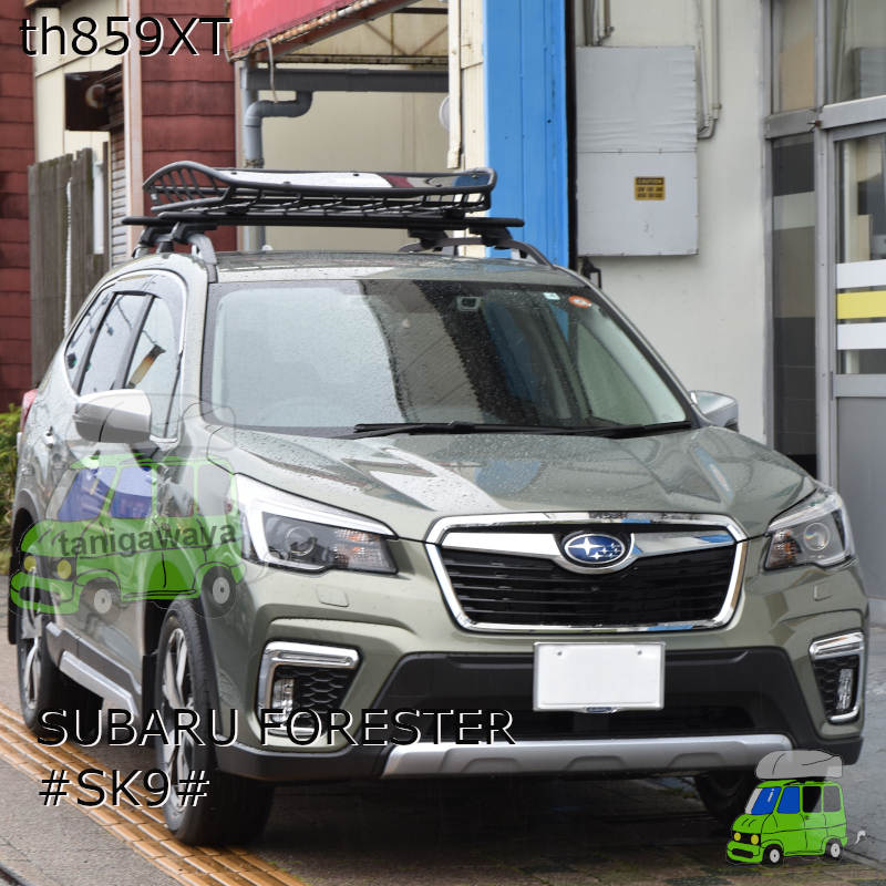 ルーフラック THULE 859XT キャニオン取り付け事例 スバルフォレスター 
