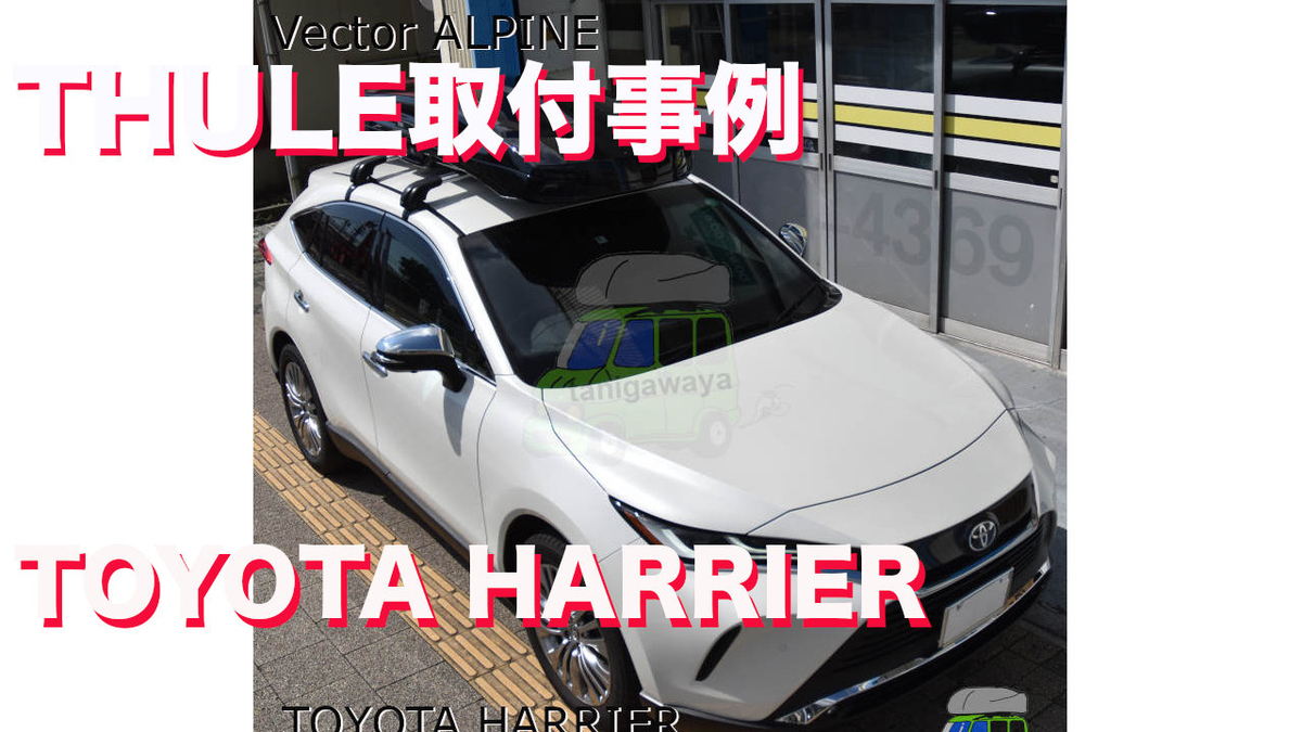 60ハリアー用　THULE THULE（スーリー） 日本正規品 トヨタ 60系 ハリアー 用 ルーフ