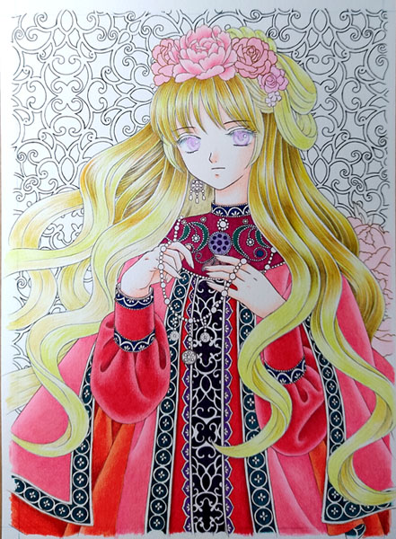 ロシア民族衣装風イラストメイキングその３ 電子マネー統一超希望 鈴豆そうさく日記