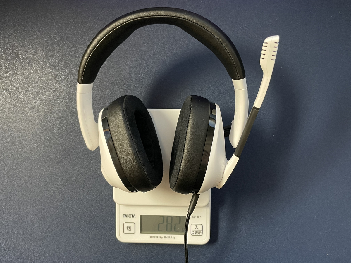 EPOS H3 White(ホワイト)のレビュー】マイク音質がいい軽量