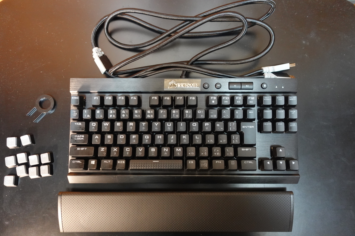 Corsair K65 RAPIDFIRE CherryMX Speed 銀軸 Corsair K65 RAPIDFIRE CherryMX Speed ??RGB COMPACT Japanese