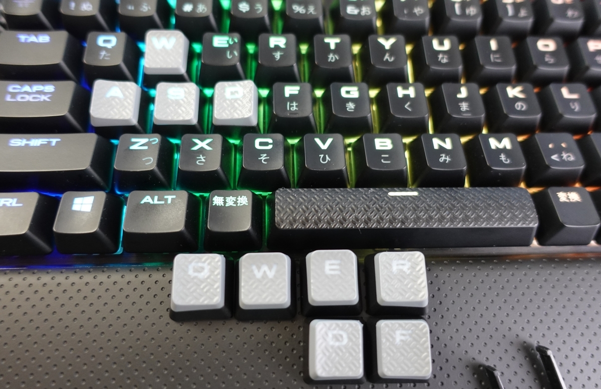 Corsair メカニカルキーボード 銀軸 Cherry MX Corsair K65 RGB RAPIDFIRE（銀軸）ゲーミングキーボード