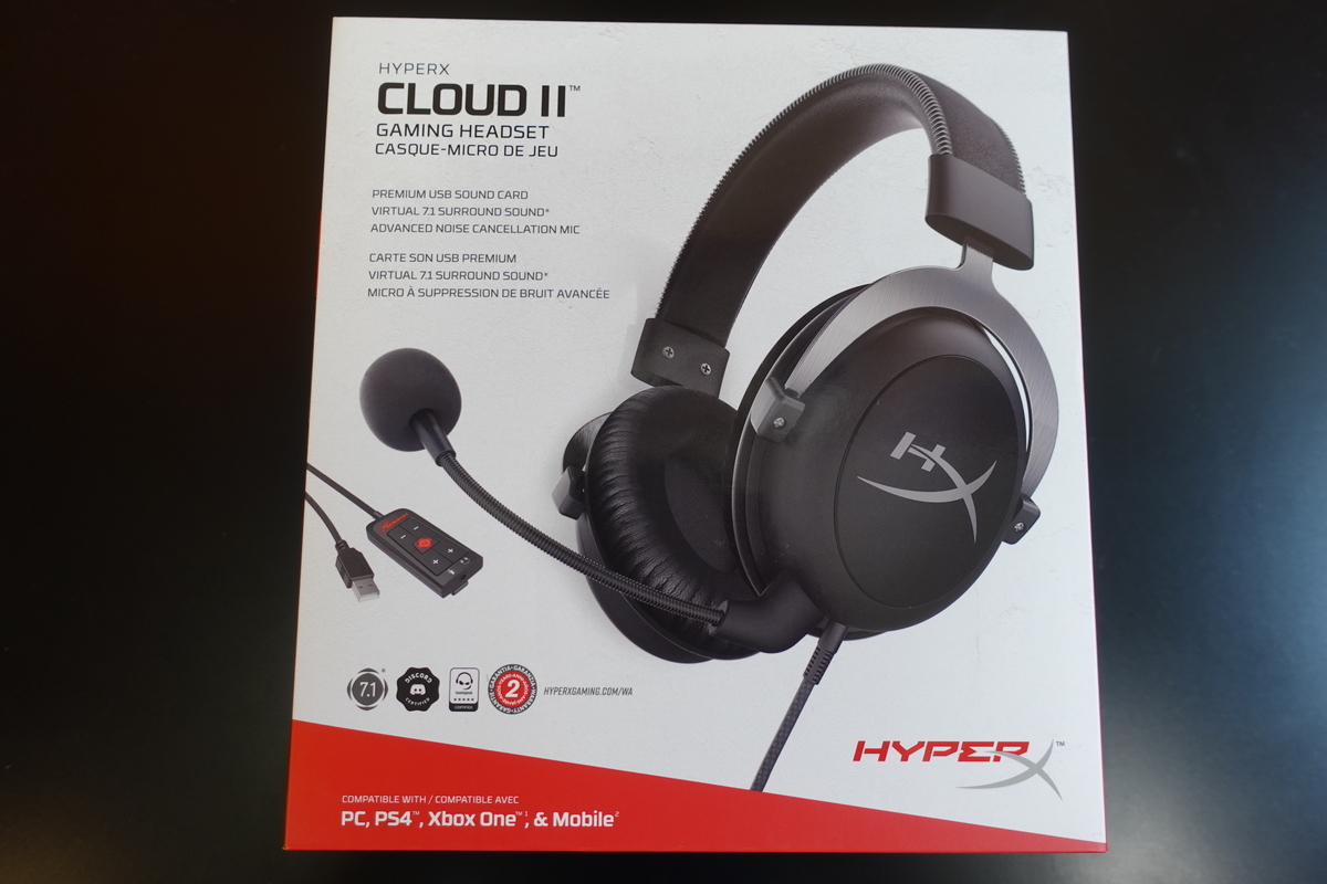 HyperX Cloud II ゲーミング ヘッドセット  7.1バーチャルサラウンドサウンド対応 USBオーディオコントロールボックス付属 ガンメタル 　 KHX-HS Amazon.co.jp: HyperX Cloud II ゲーミング ヘッドセット 7.1