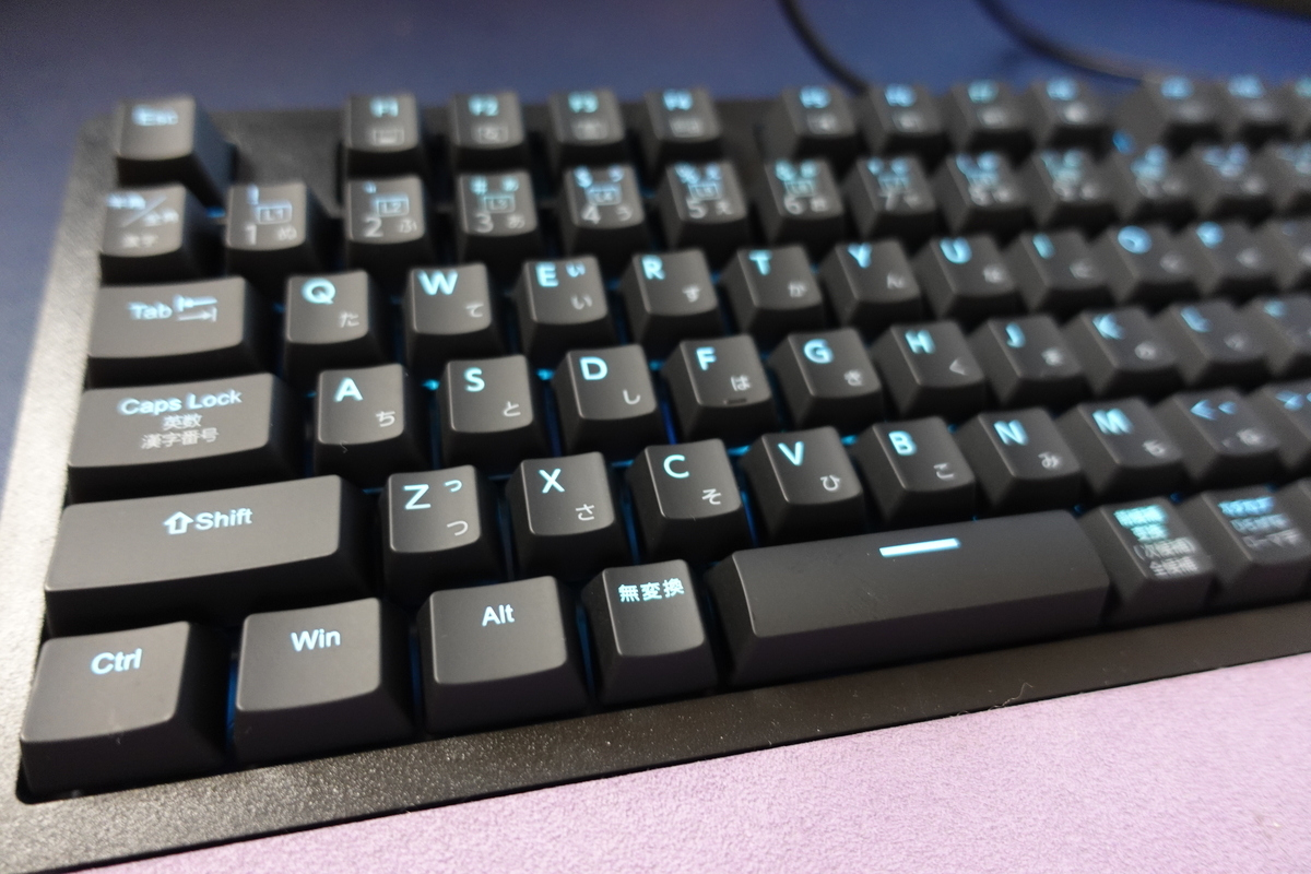 e元素(E-YOOSO) K620黒軸 日本語配列のレビュー】安いメカニカル
