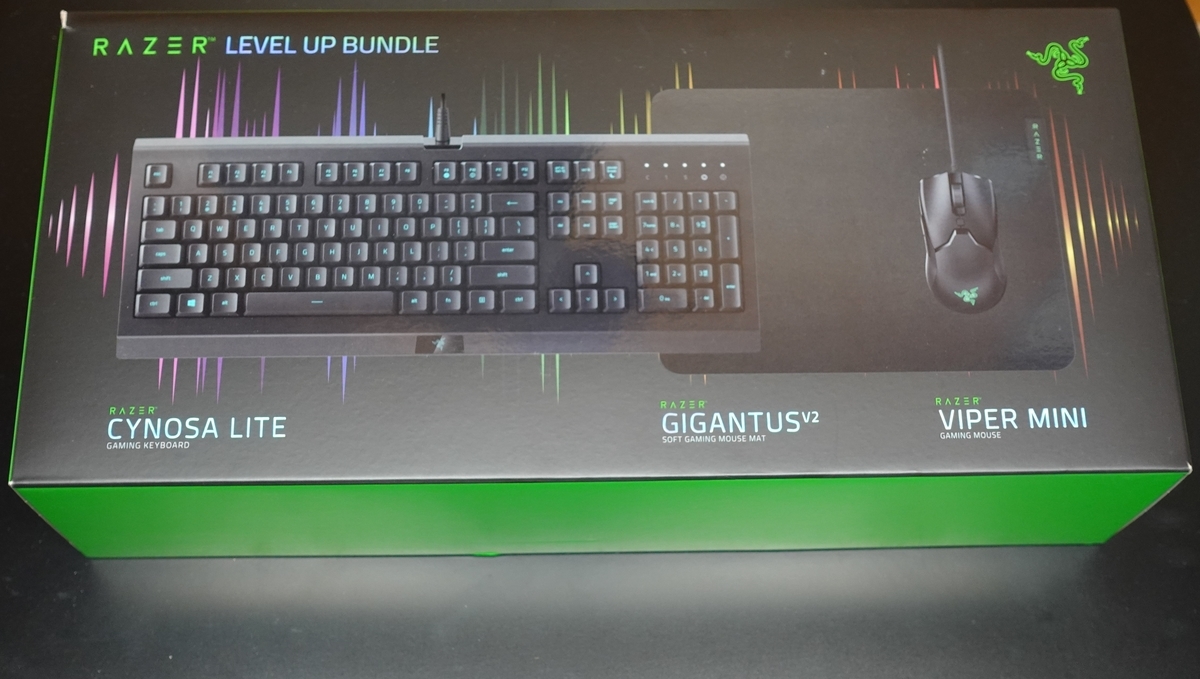 Razer Level Up Bundleのレビュー】はじめてゲーミングデバイス