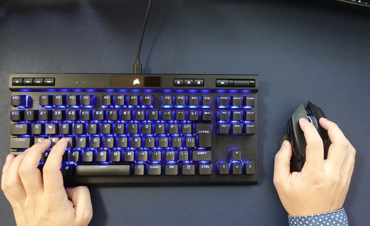HP GK320 青軸のレビュー】安いフルサイズメカニカルゲーミング