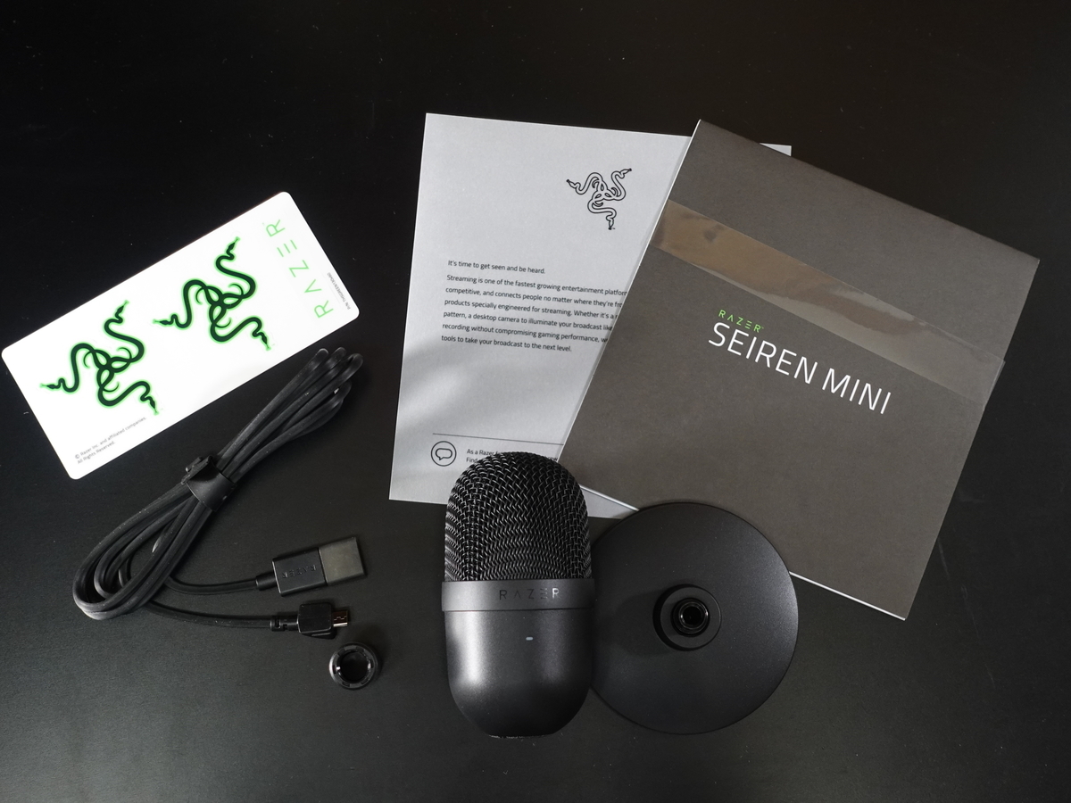Razer Seiren Miniのレビュー 配信で使える シンプルで小さいusb接続タイプのコンデンサーマイク レイザー セイレン ミニ スズミチのぶろぐ ゲーミングデバイス ガジェットなどのレビュー
