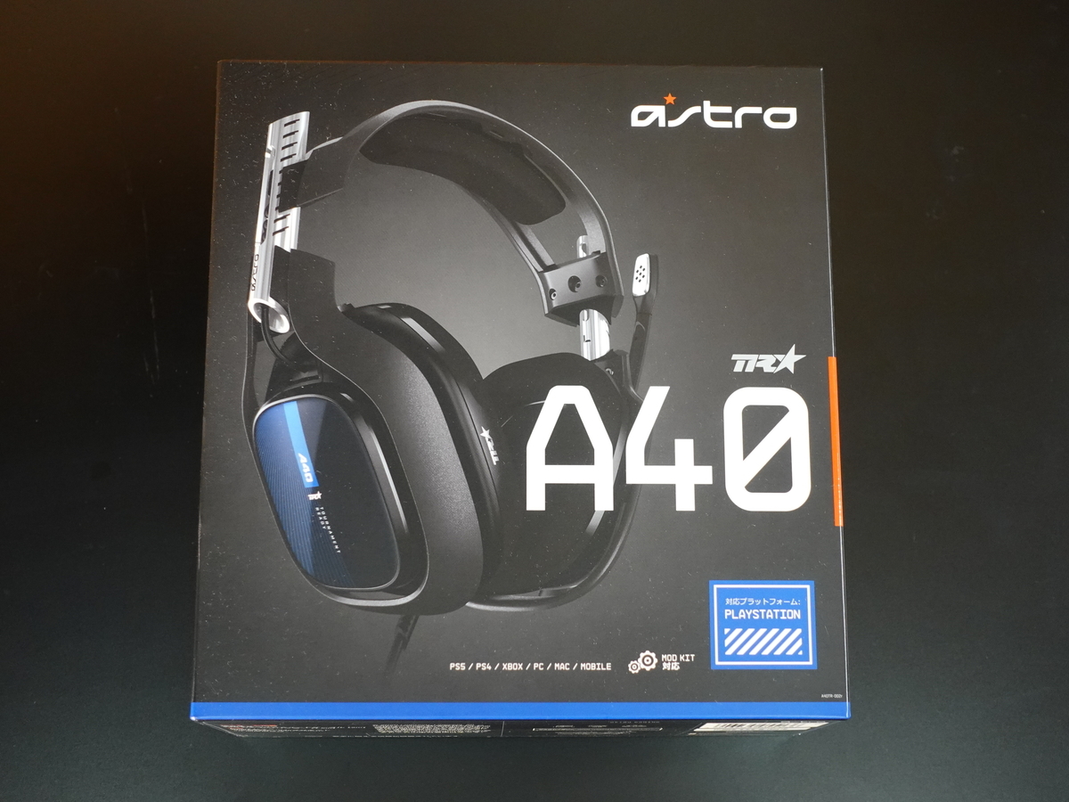 ASTRO Gaming A40TRヘッドセットのレビュー】音質は低音寄り、マイク