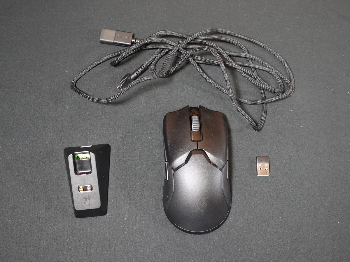 Razer Viper Ultimate +充電ドッグのレビュー】軽量でゲームや仕事の