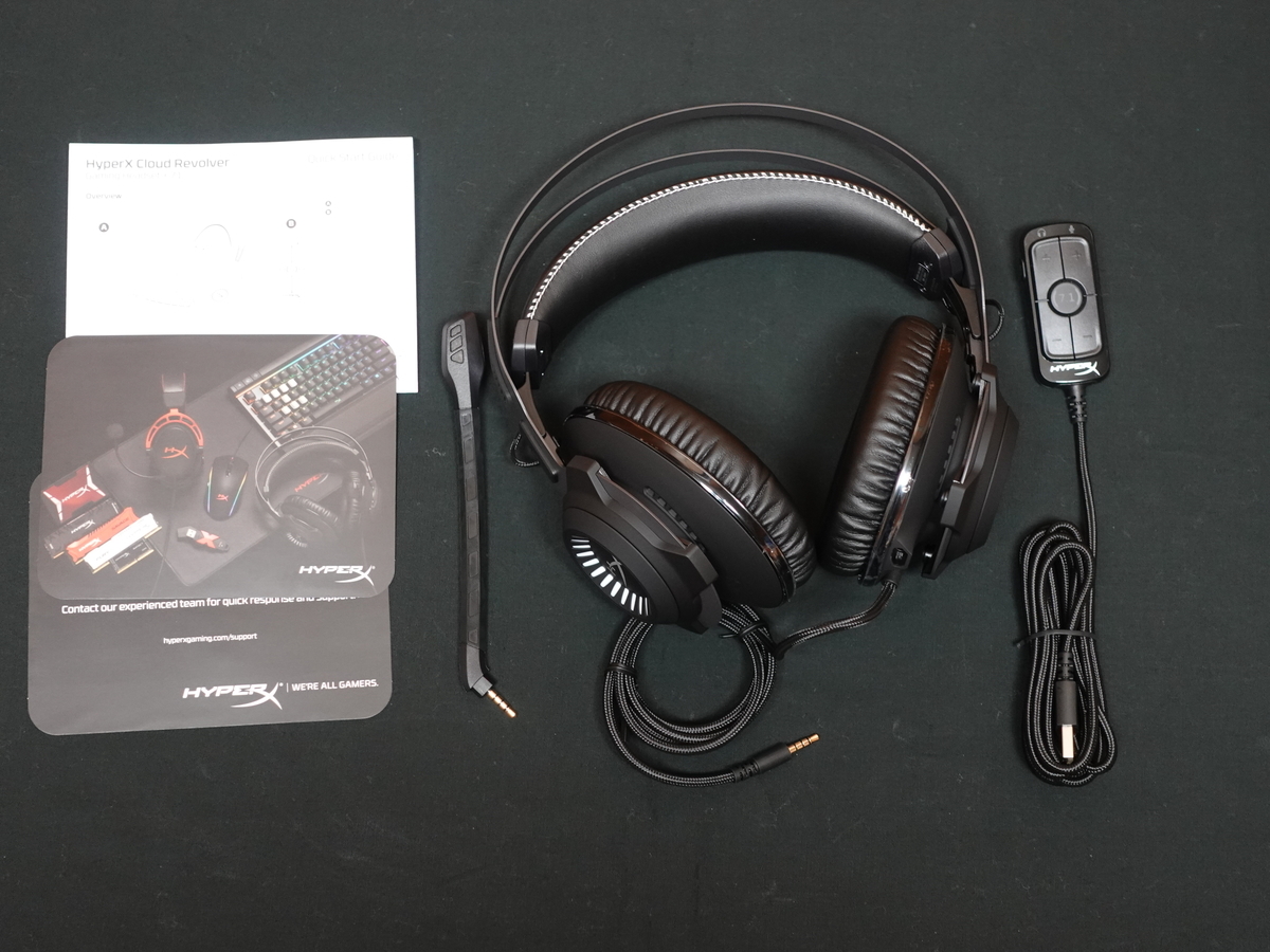 HyperX Cloud Revolver + 7.1のレビュー】USB接続で7.1ch VS化