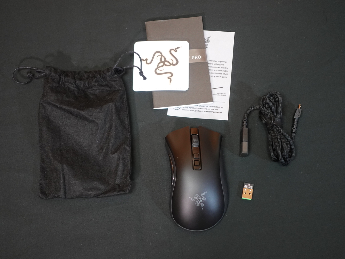 Razer DEATHADDER V2 PROのレビュー】大きめなマウスだけど軽量