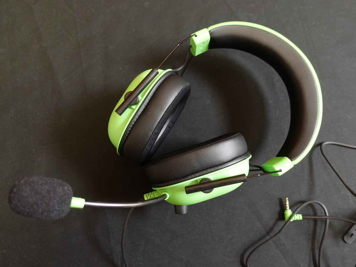 Razer BlackShark V2 X (Razer Green)のレビュー】コスパ最強音質の