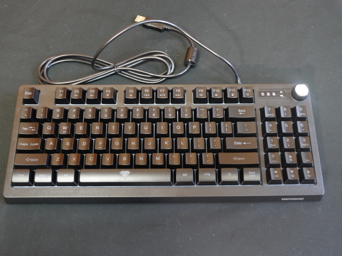 BENGOO 有線ゲーミングキーボードG076のレビュー】鮮やかに光る