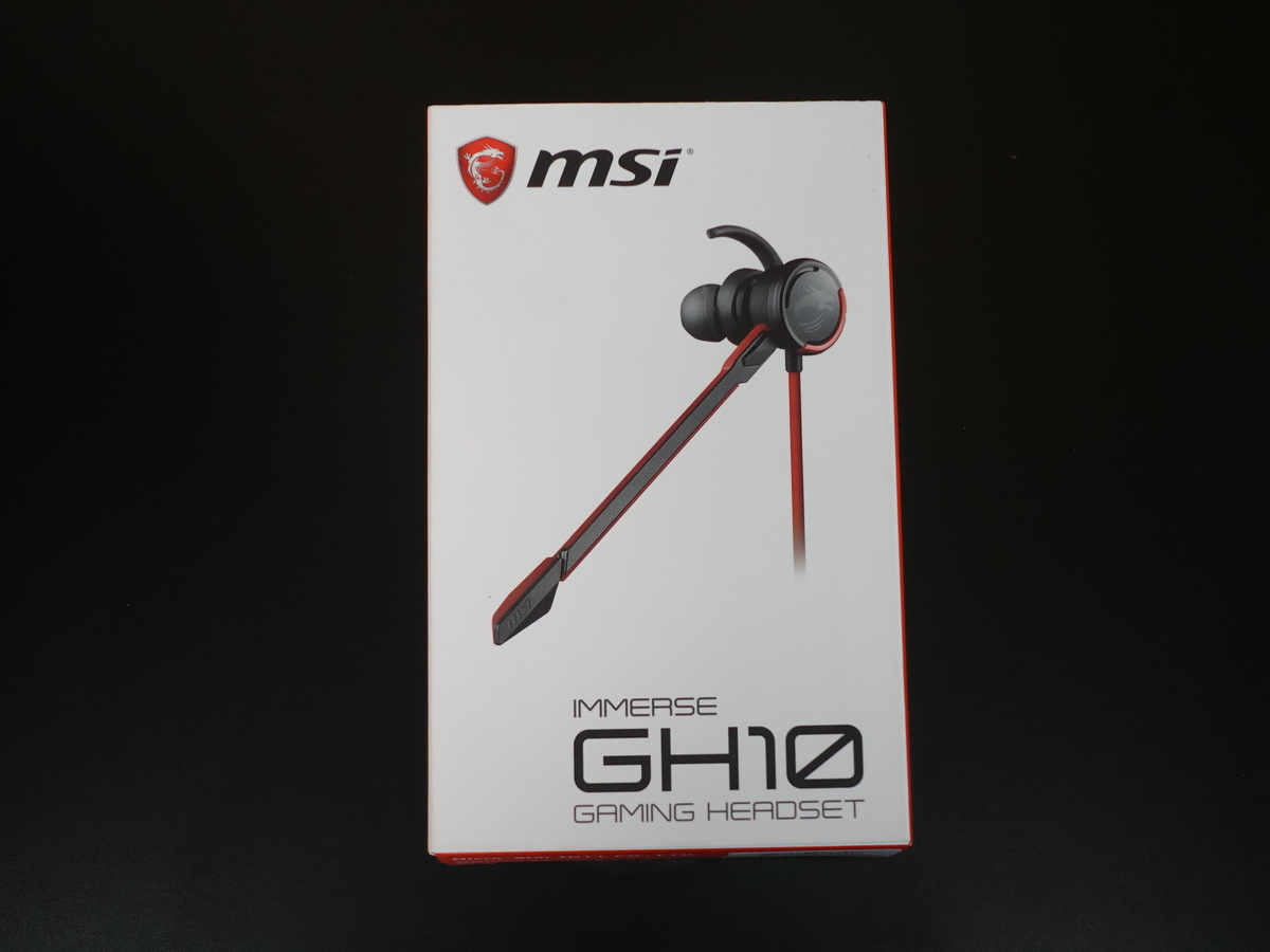 MSI Immerse GH10 GAMING Headsetのレビュー】着脱可能なマイク付きの