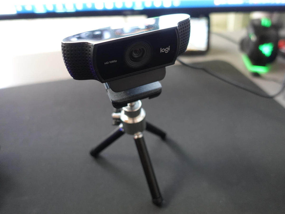 Logicool C922n PRO HD STREAM WEBCAMのレビュー】オンライン会議や