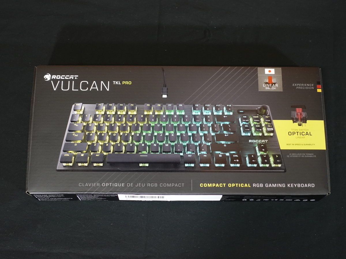 ROCCAT VULCAN TKL Pro JP 日本語配列のレビュー】高速入力