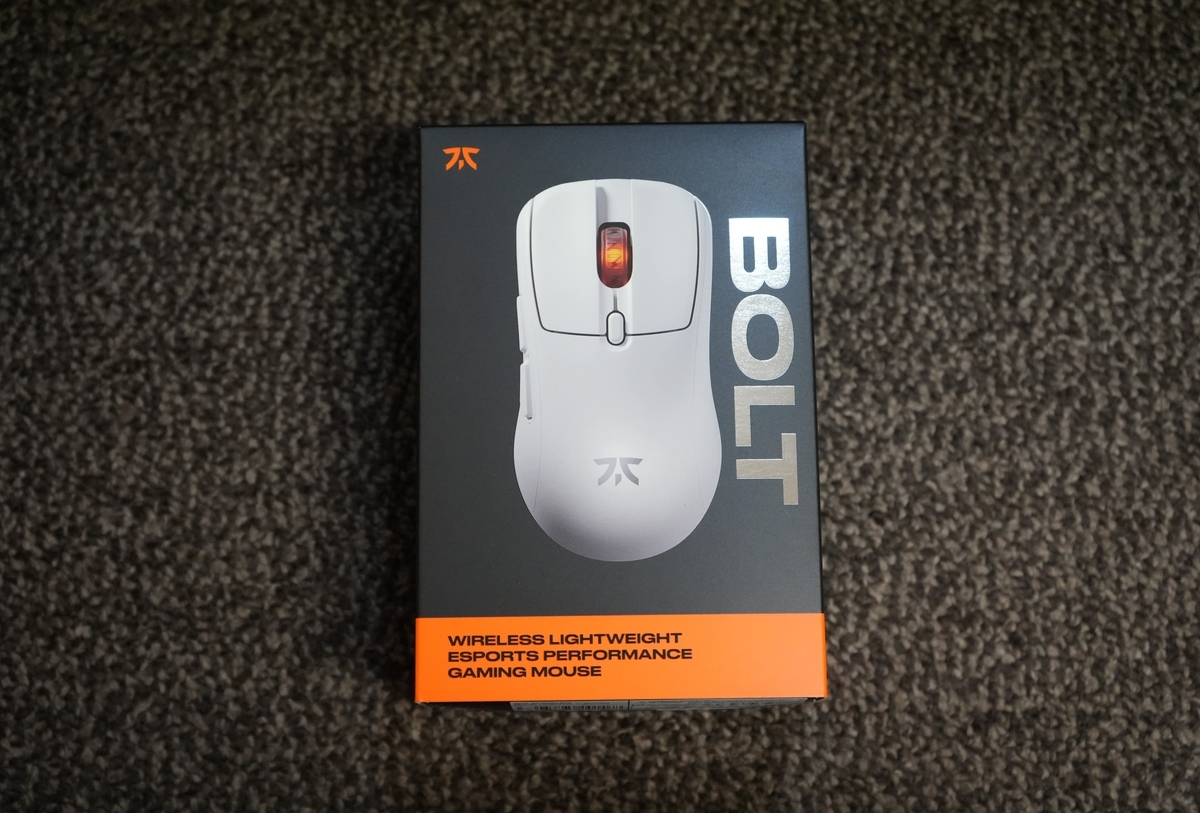 Fnatic Gear BOLT ホワイト ワイヤレスゲーミングマウスの