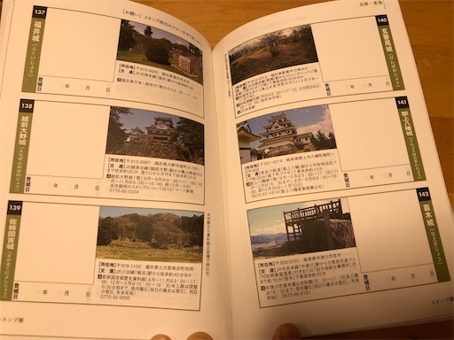 100名城スタンプラリー公式スタンプ帳 - エアロバイクで100名城