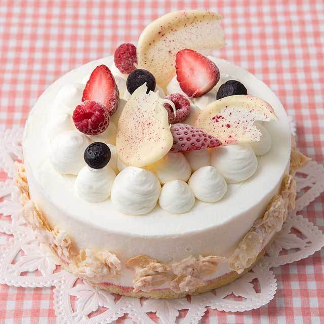 イチゴとフレッシュミルクのショートケーキ風