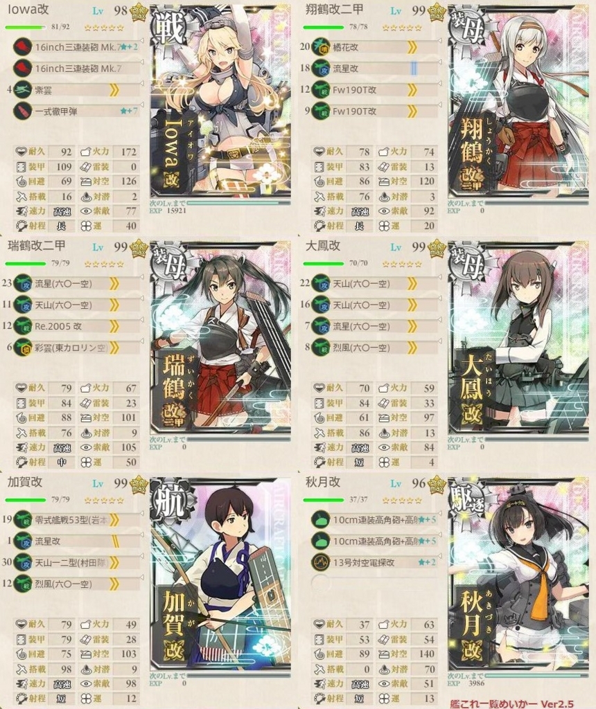 艦これ 17 夏イベ E7 乙作戦 攻略メモ It小屋台帳