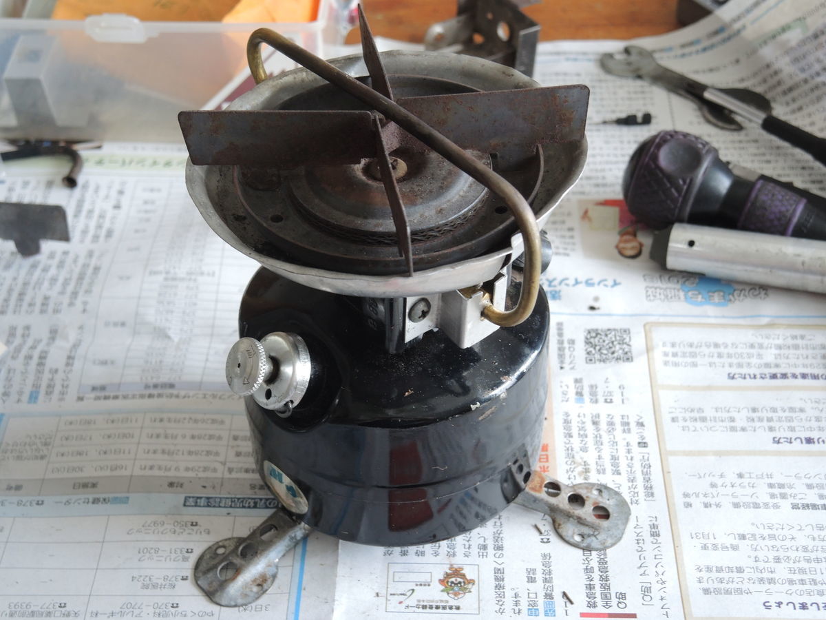 コールマンストーブのレストアをやる羽目に - 自分だけのカタナ
