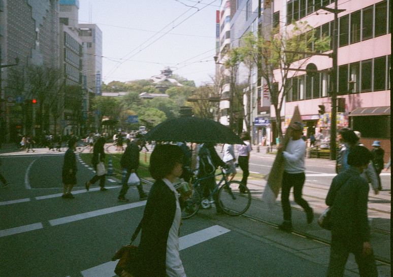 熊本・通町筋交差点