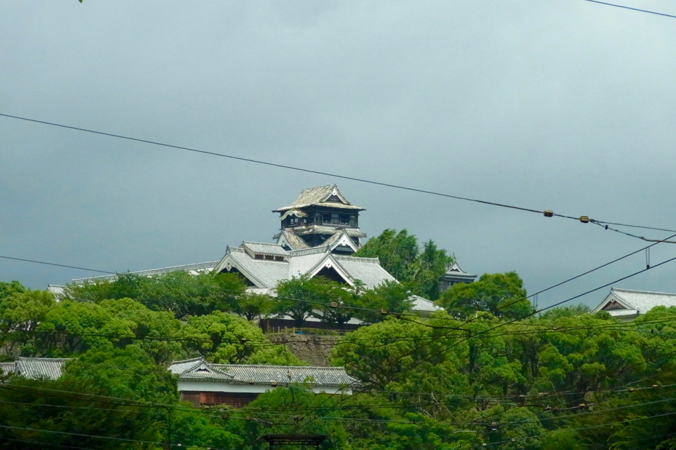 熊本城天守閣の現在の様子