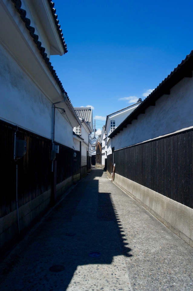 倉敷1 青空と白壁が白壁がよくあう 倉敷1 青空と白壁が白壁がよくあう