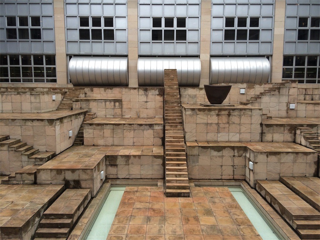 博物館中庭