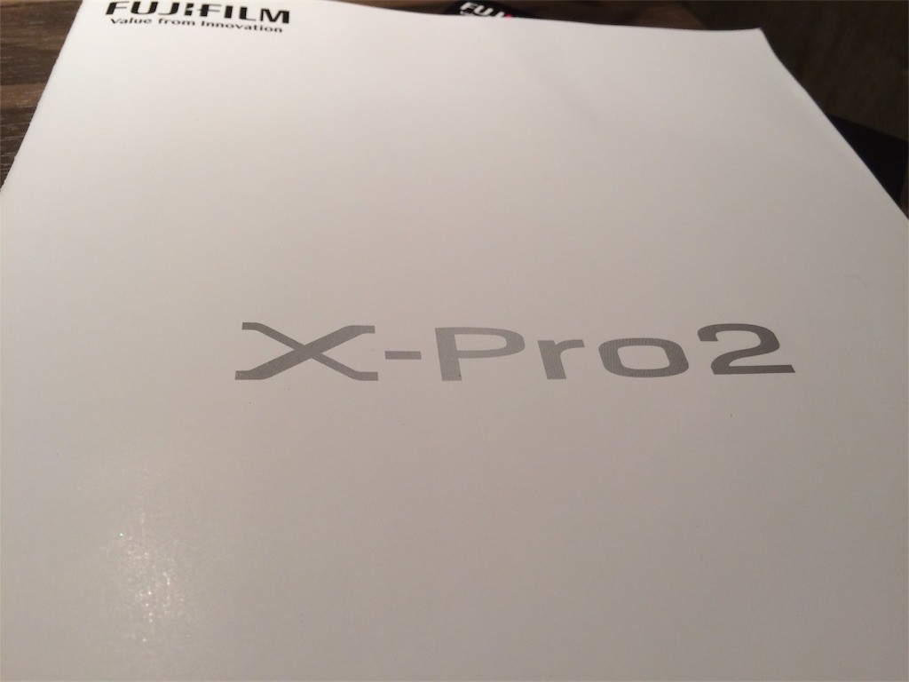 X-Pro2のカタログがよすぎた