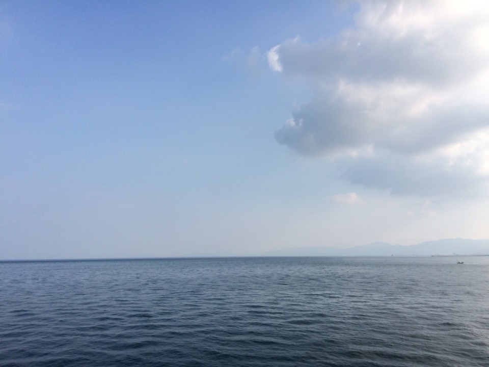 帰省先の海