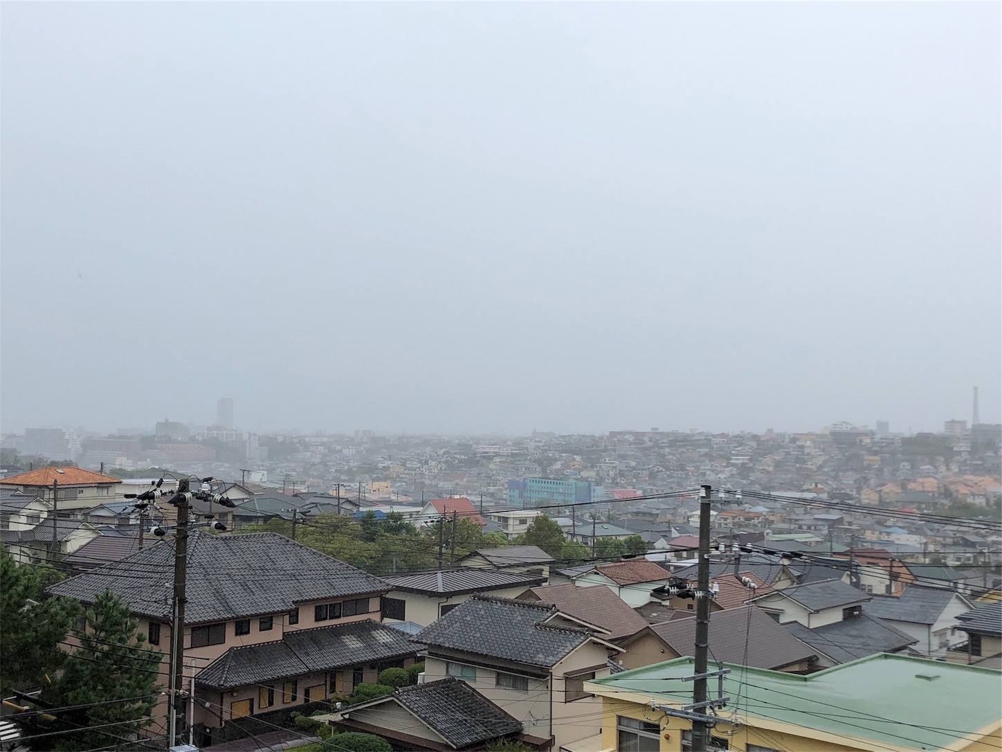 台風直撃時の様子 台風直撃時の様子