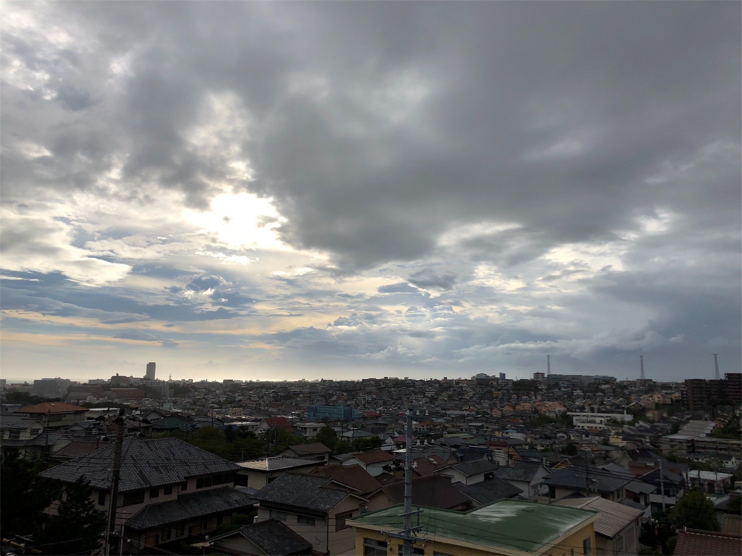台風通過後の様子 台風通過後の様子
