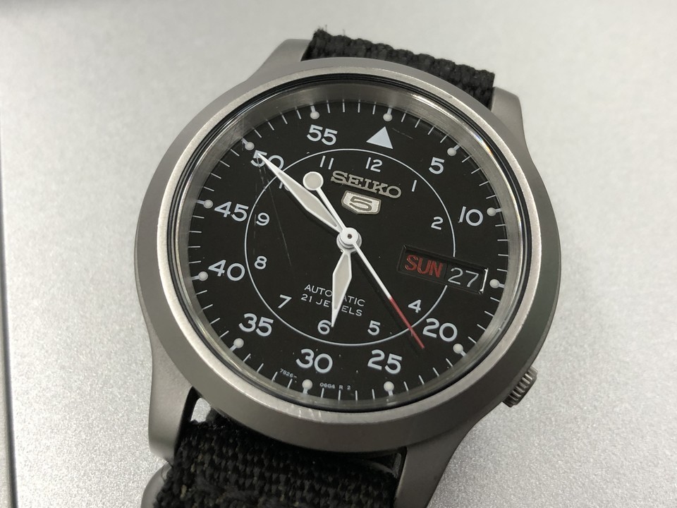 相変わらず数分遅れるSeiko5