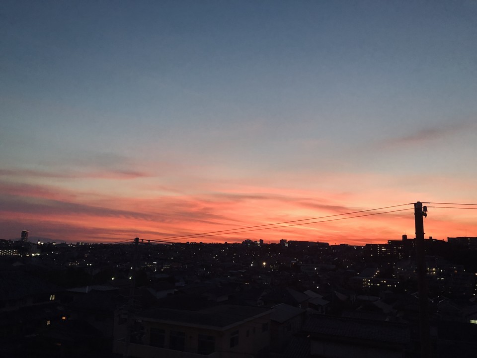 ある日の夕焼け