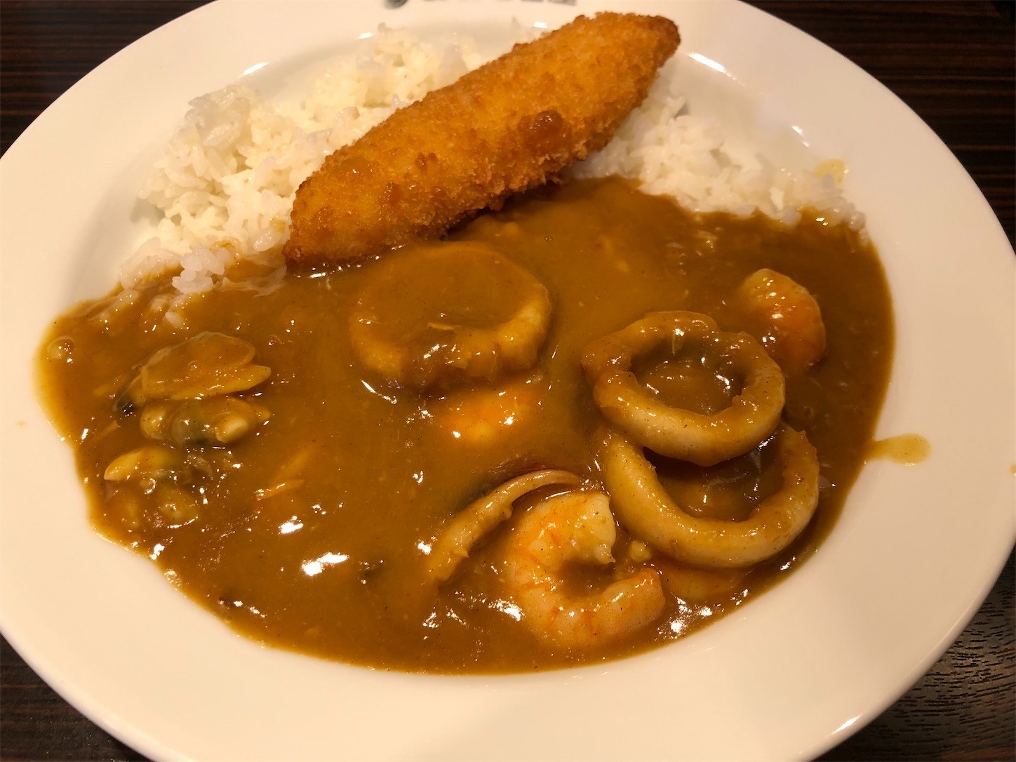 シーフードカレー(1甘)