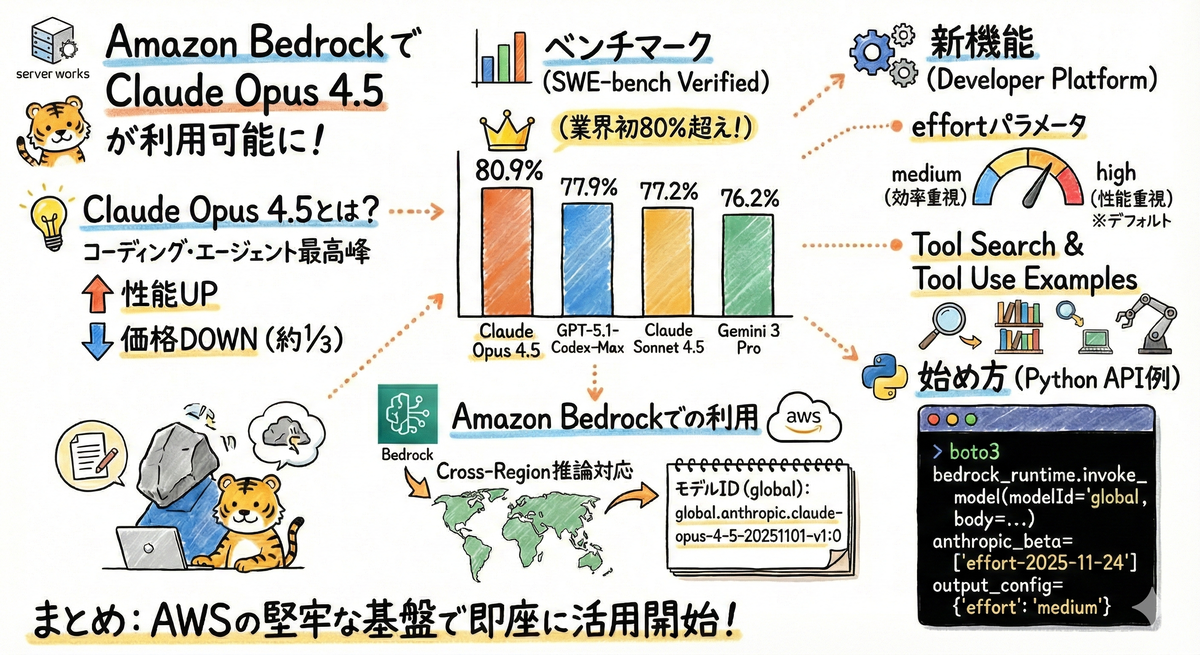 Amazon BedrockでもClaude Opus 4.5が利用可能！ - サーバーワークス
