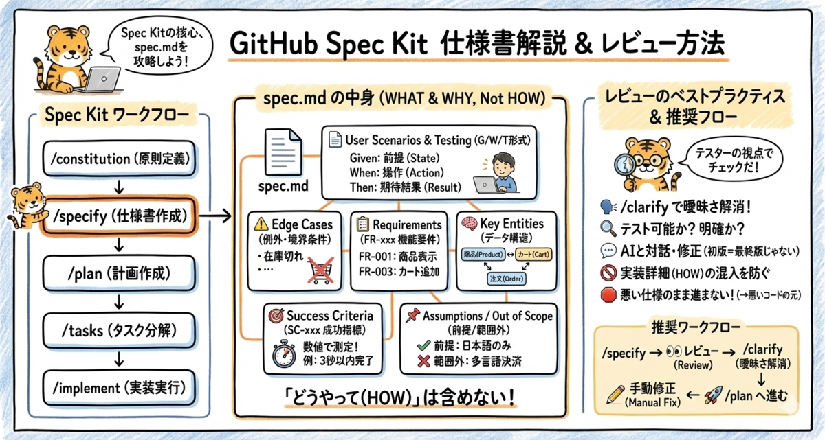 AIが書く仕様書、どうレビューする？GitHub Spec Kit で出力される仕様