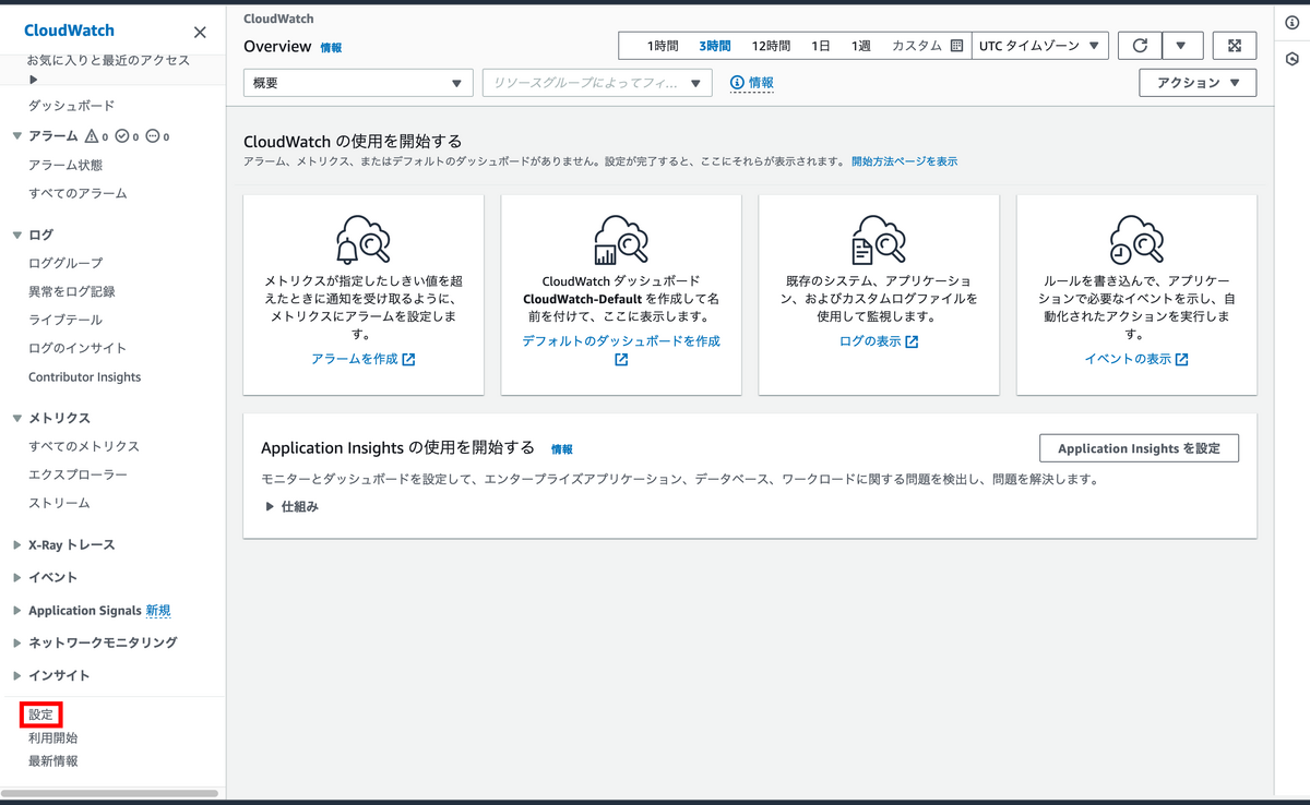CloudWatch ã®ããã¸ã¡ã³ãã³ã³ã½ã¼ã«