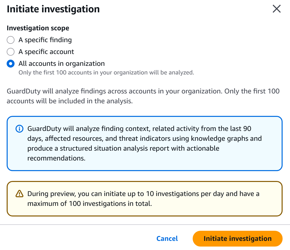 Amazon GuardDuty Investigation (Preview) を実際に調査で使ってみた