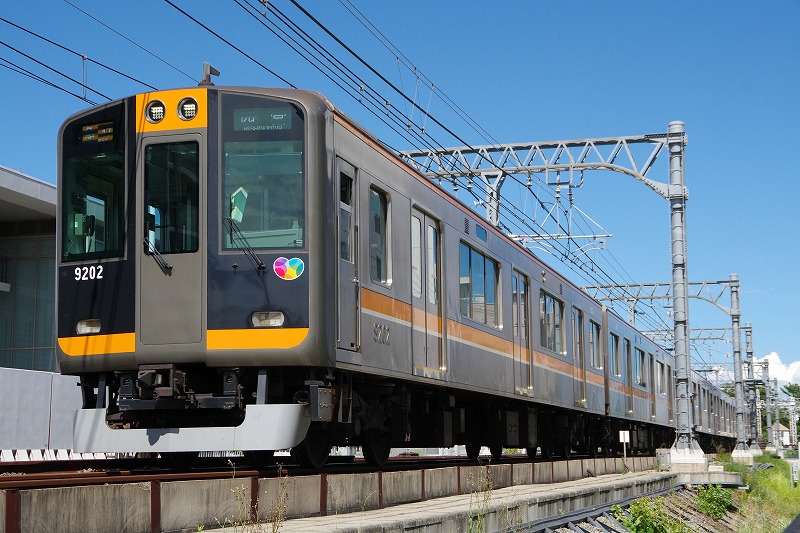 2025年7月20日 阪神8000系赤胴車を撮る - 直通特急の臨時停車