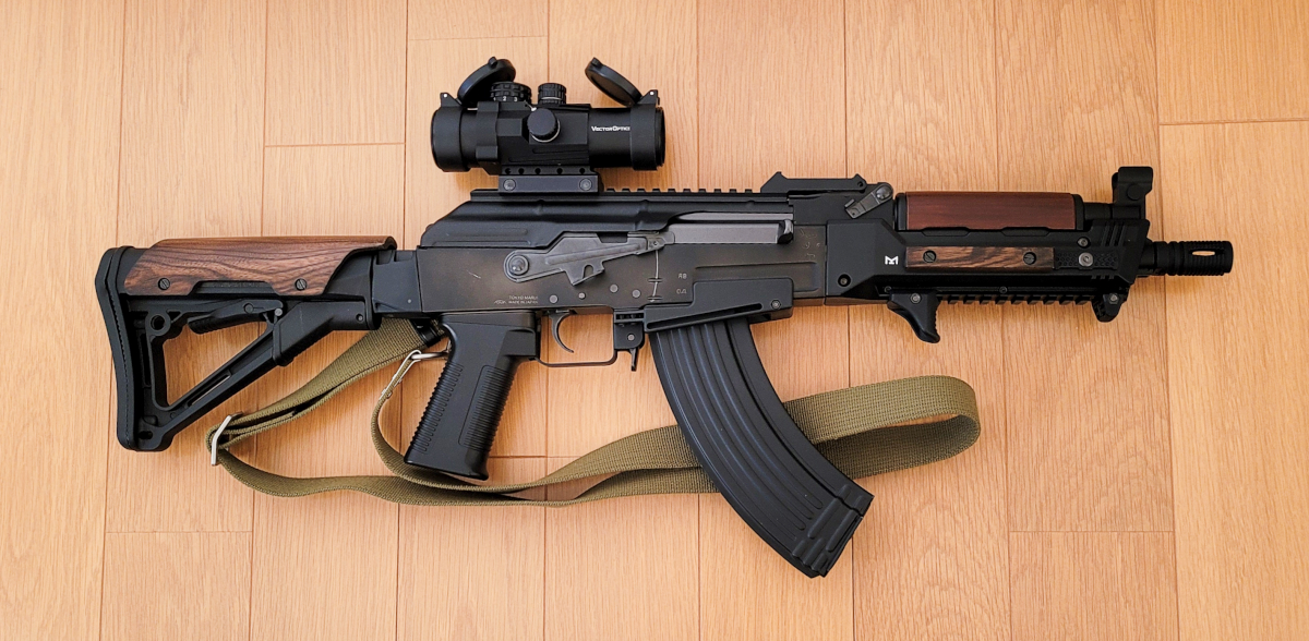 AKストーム 20mmレール付きバンパーカスタム AK STORM 20mm STOCK KIT ver.2 | 5Ax