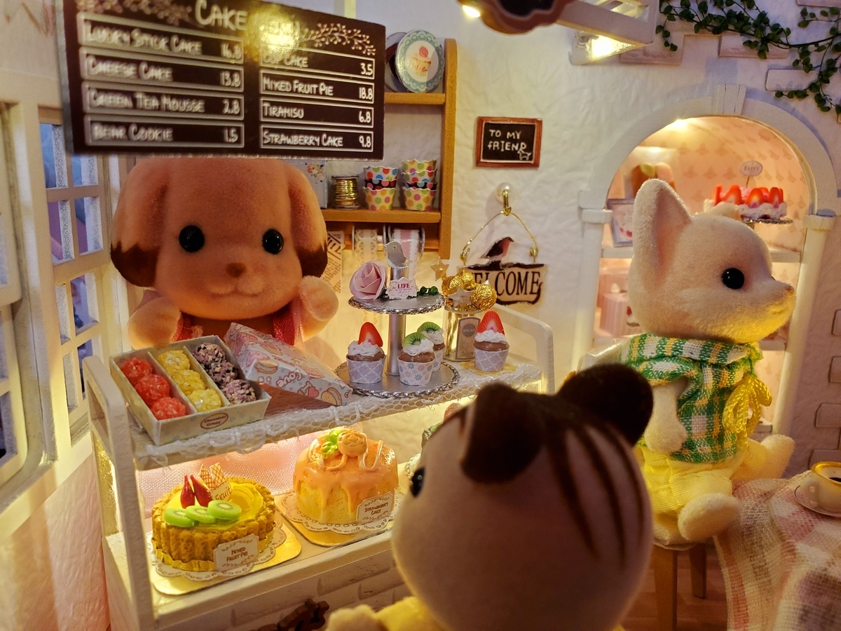 193 ミニチュアカフェ リーフ ドールハウス シルバニアファミリー 193 ミニチュアカフェ リーフ ドールハウス シルバニアファミリー 193