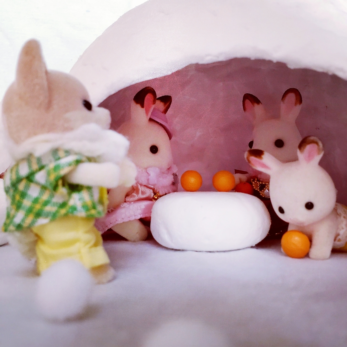 シルバニア〉雪遊びのハンドメイド⛄ - シルバニア手作り日記